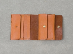 ギボシ留め二つ折り財布(GS-71)　内部。
