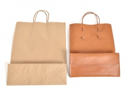 革紙袋タテ型(AI-2328)　紙袋との比較2