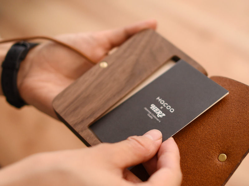 【Hacoa×HERZ】BOOK CARDCASE KURU(QT-5)