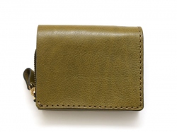 小型の二つ折り財布(WS-64)　グリーン