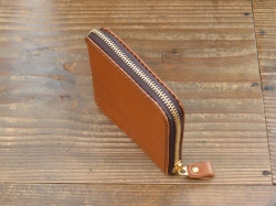 ラウンドファスナー二つ折り財布(GS-48)　ファスナーL字