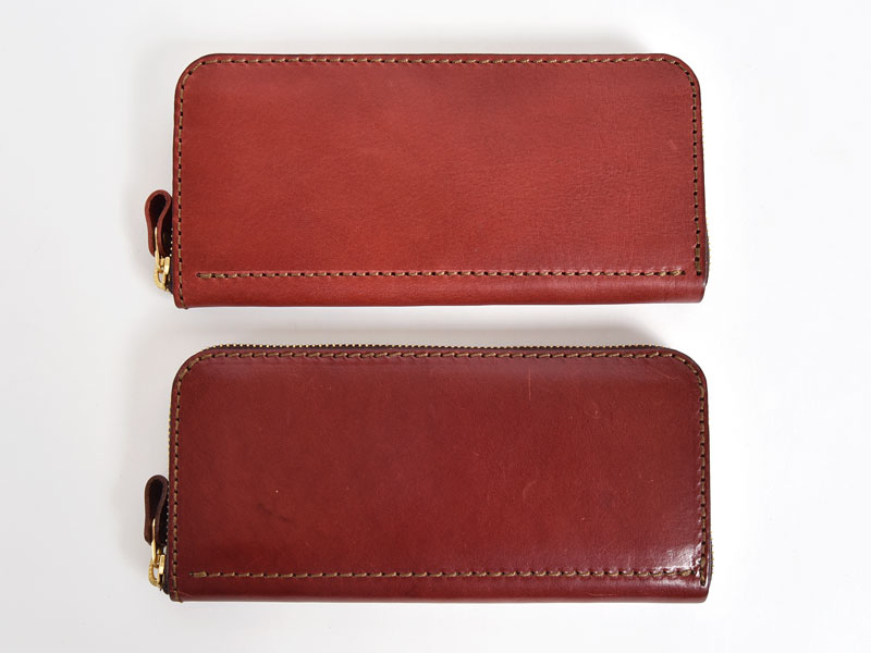 ボルドー特別仕様の二つ折り財布「革鞄のHERZ(ヘルツ)公式通販」