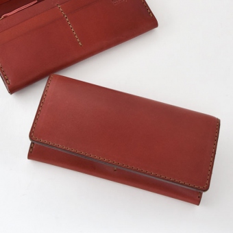 ボルドー特別仕様のカード収納に強い長財布「革鞄のHERZ(ヘルツ)公式通販」