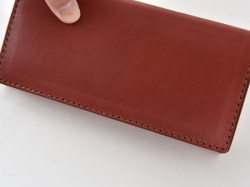 カード収納に強い長財布(NSA-49)　フタの革質