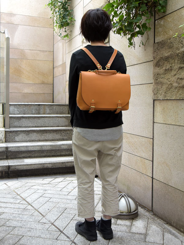 ビジネスバッグとしても使える本革3way仕様のナレッジバッグ「革鞄の 