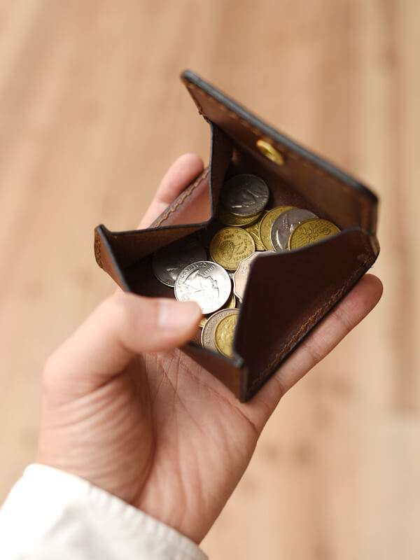 シンプル小銭入れ　手持ち