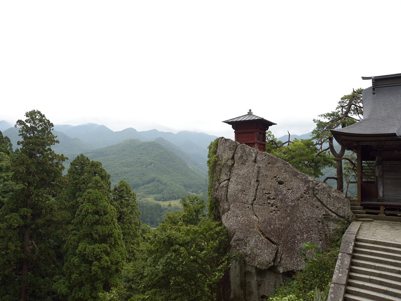 山寺の景色