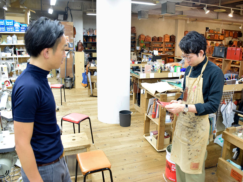 名古屋店の作り手と相談