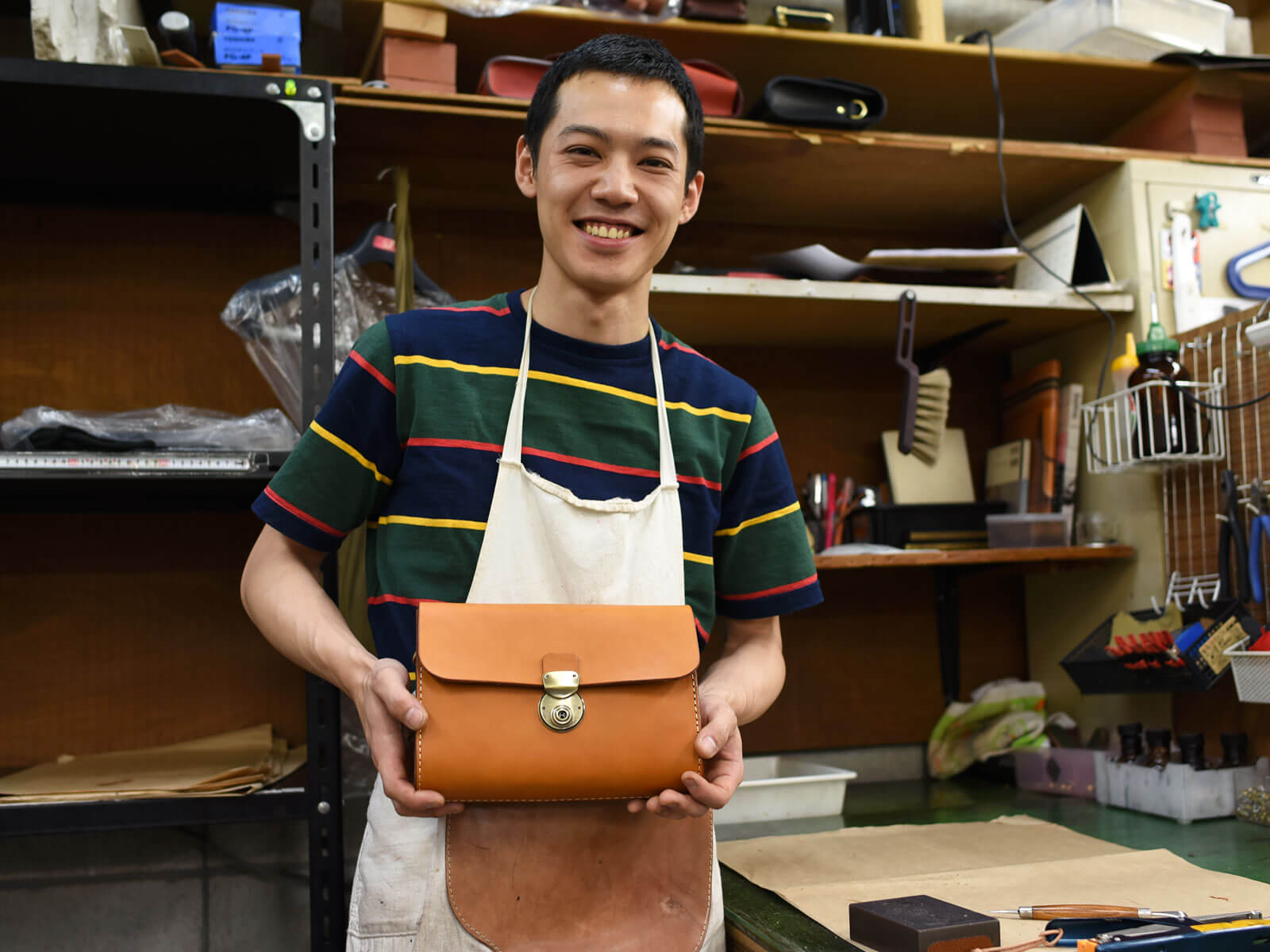 HARD LEATHER BAGS 2018 ～作り手：隆太郎のクラッチショルダー～