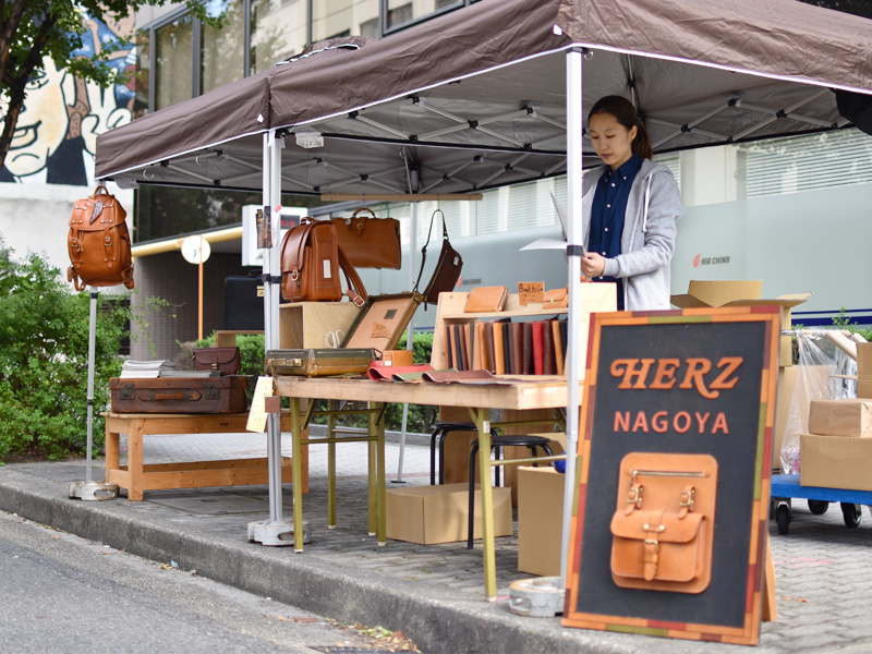 長者町ゑびす祭り出店ブースの様子その1