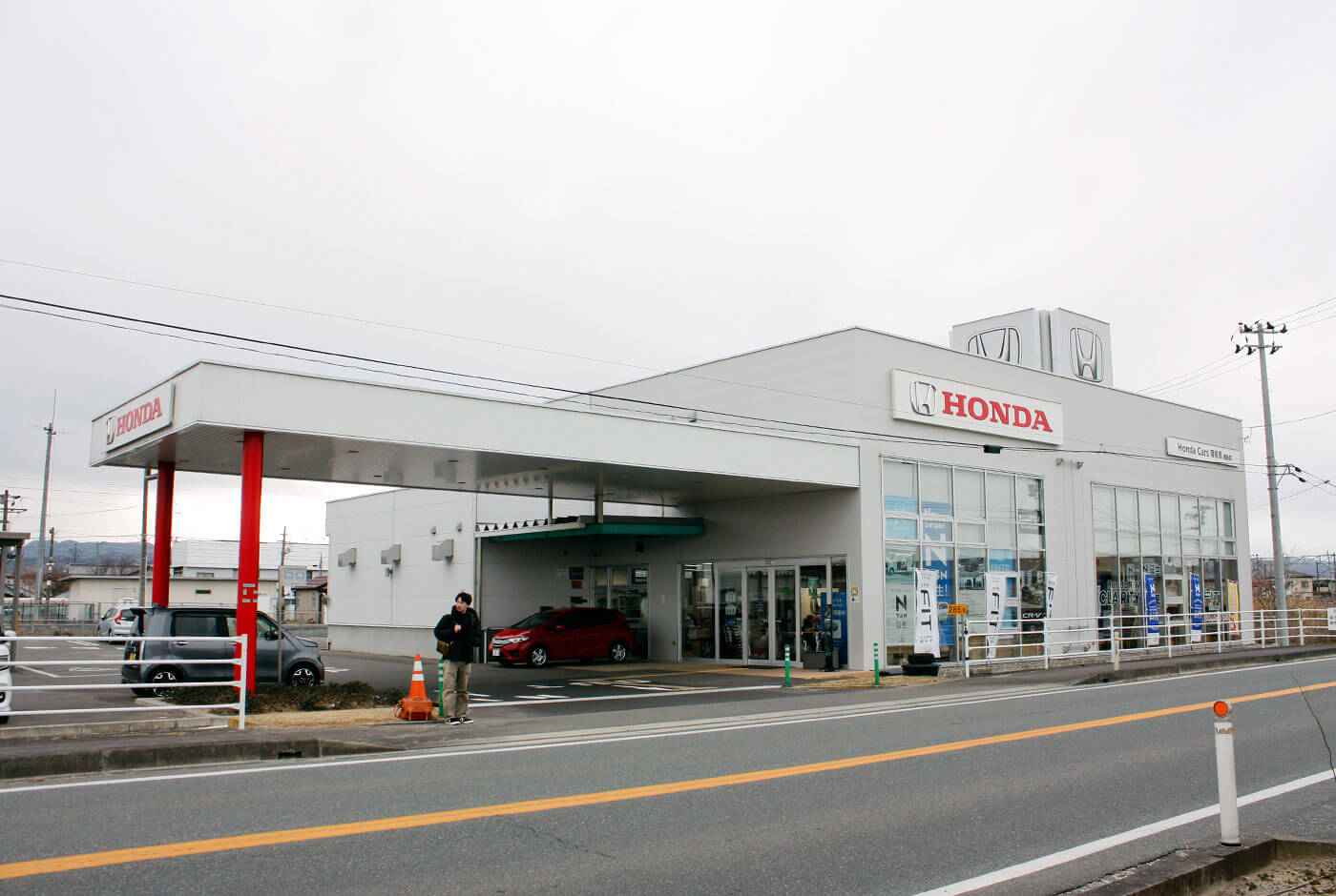 Honda Cars 南相馬鹿島店に到着