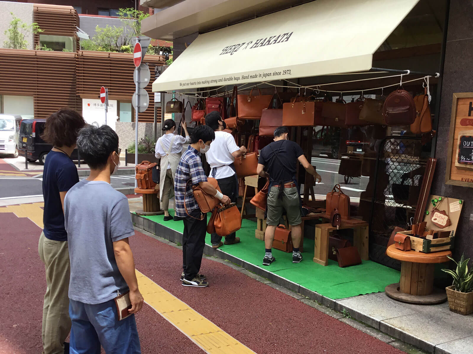 博多店のオープン記念で作った鞄との再会