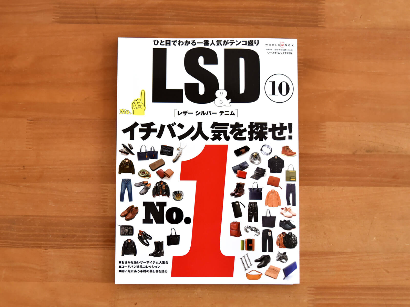 雑誌掲載のお知らせ「LS&D 07 レザー シルバー デニム」