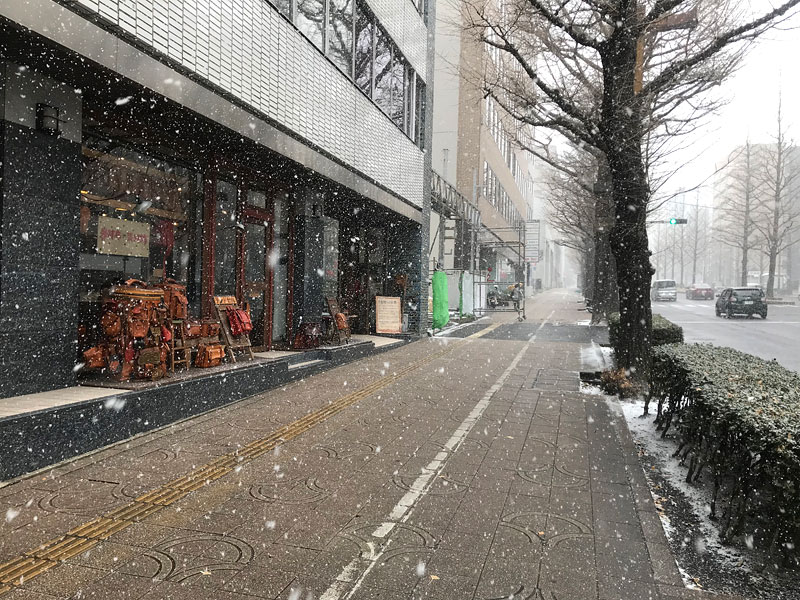 仙台店　雪模様