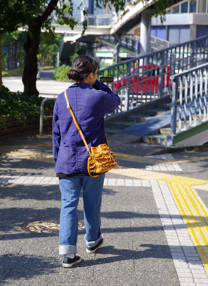 フリンジショルダー　名古屋店スタッフ新實着用