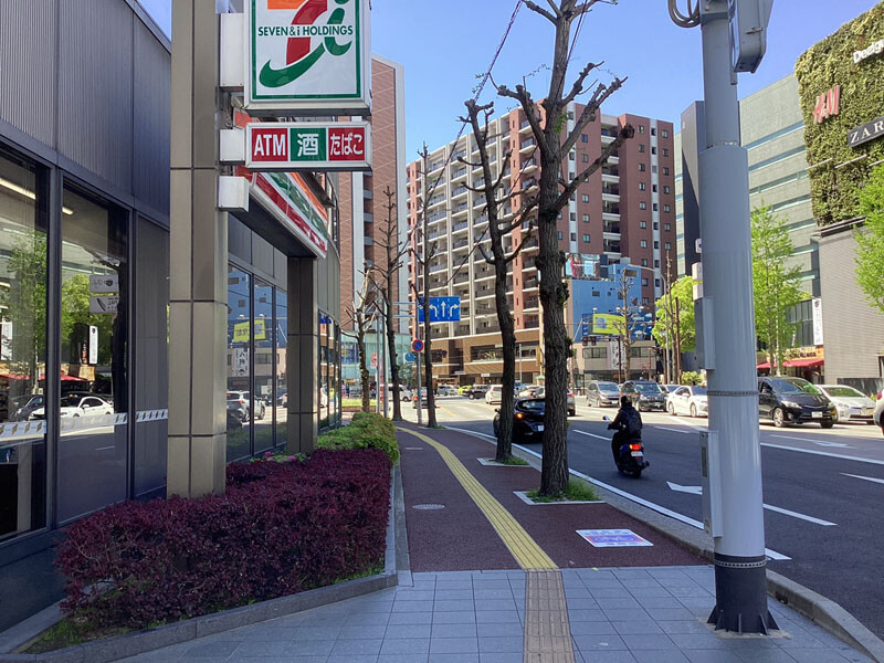 櫛田神社前駅からのルート4