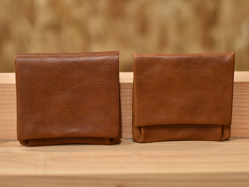 小型財布(GS-54)のN、H正面比較