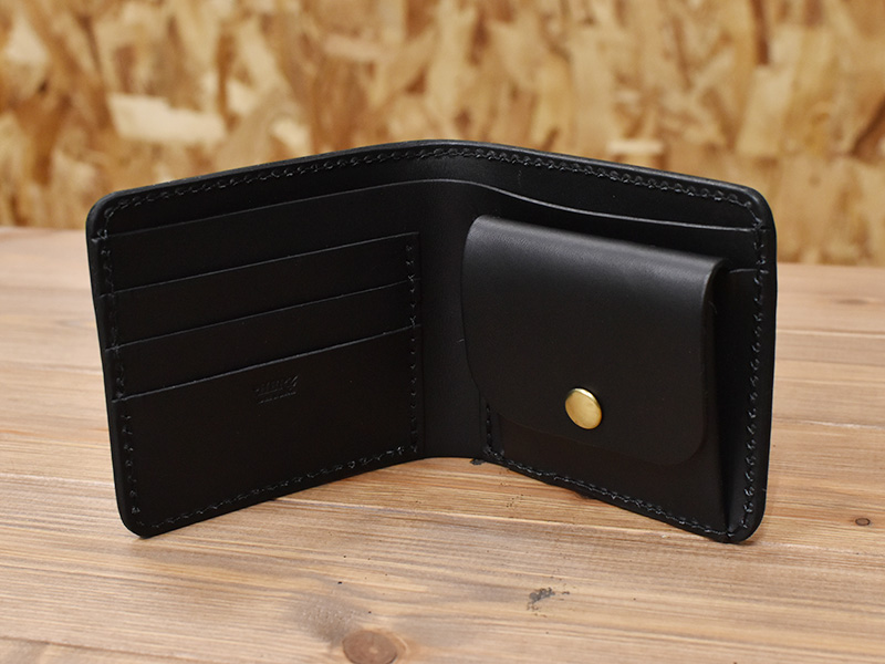二つ折り財布(WS-5)ブラック