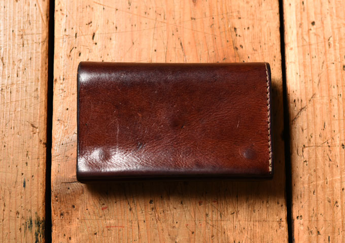 マチ付き二つ折り財布(GS-16)　アンバー愛用品