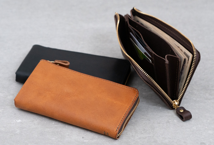 小さいファスナー長財布(GS-78)