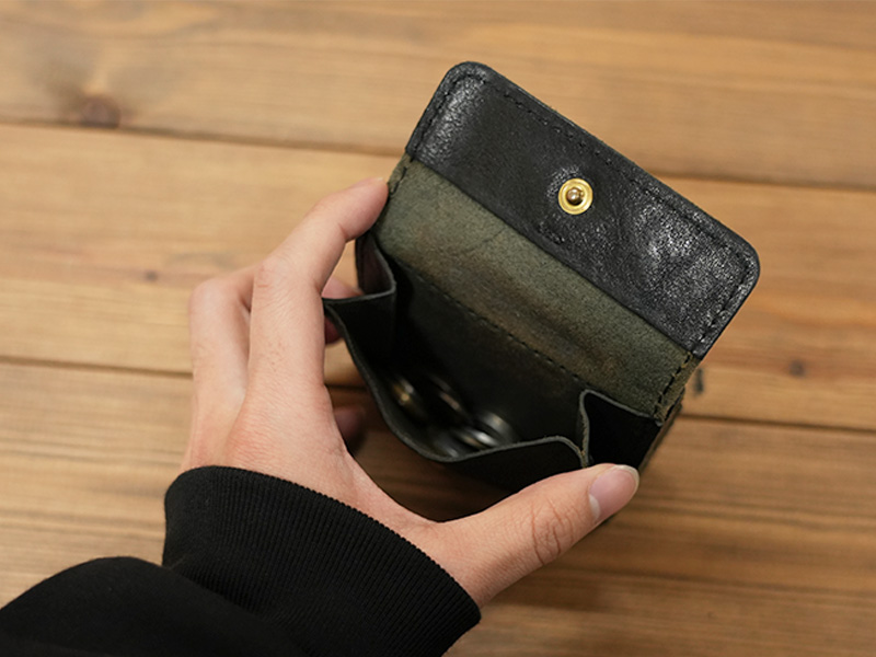 三つ折り小型財布(GS-44)小銭入れ