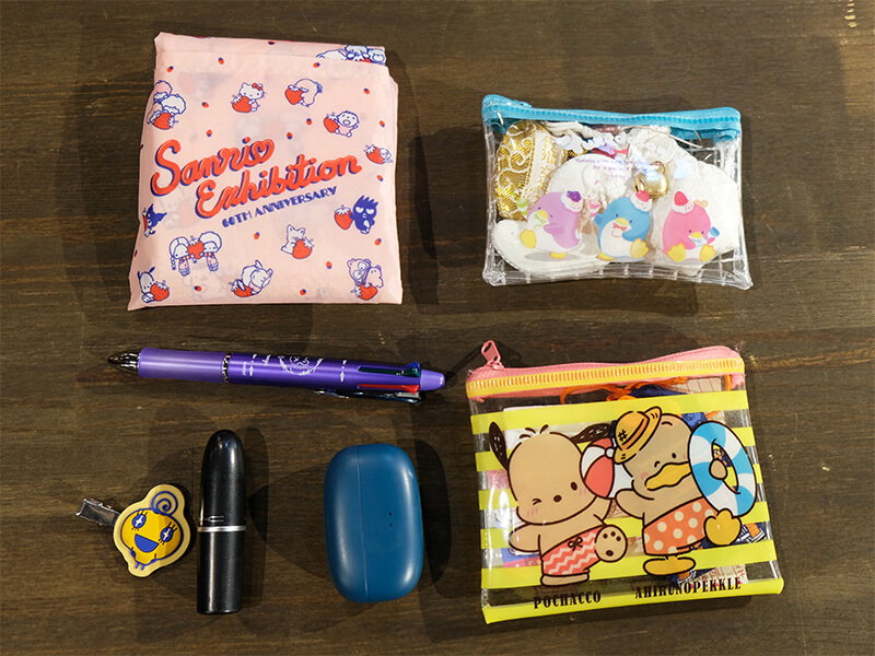 前田のR-144/Lの前ポケットの中身1