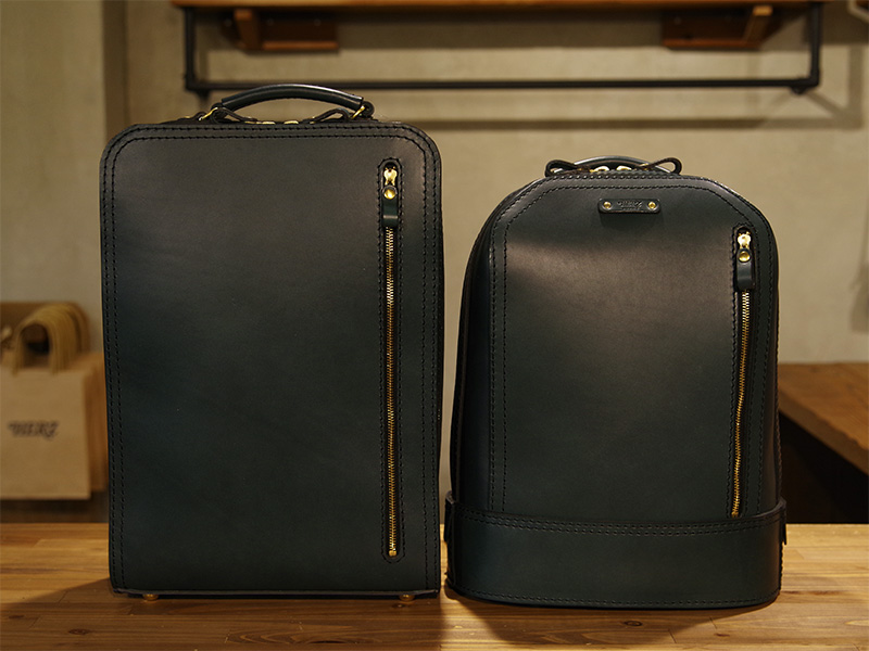 ブリックリュック(R-25)、ビートルリュック(R-3)※ミッドナイト