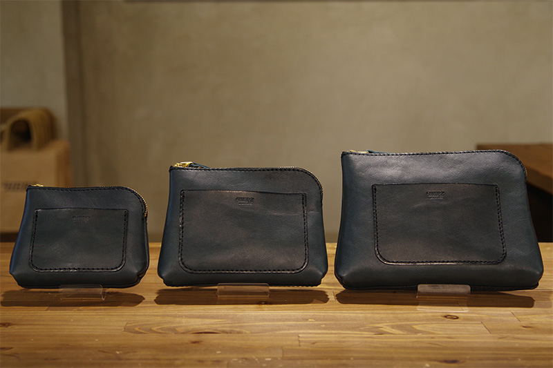 マチ付きポーチ(KF-114)※ミッドナイト