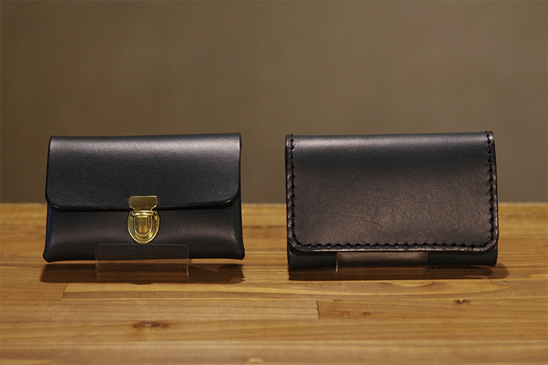 豆差し名刺入れ(KV-1)、名刺入れ(KV-24)※ミッドナイト