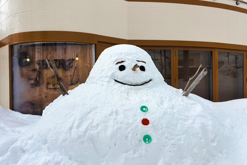 雪だるま完成！