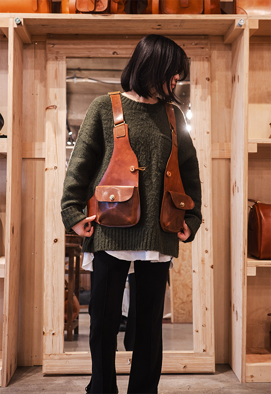 着る鞄・トラーゲンレディース(身長:161cm)着用4