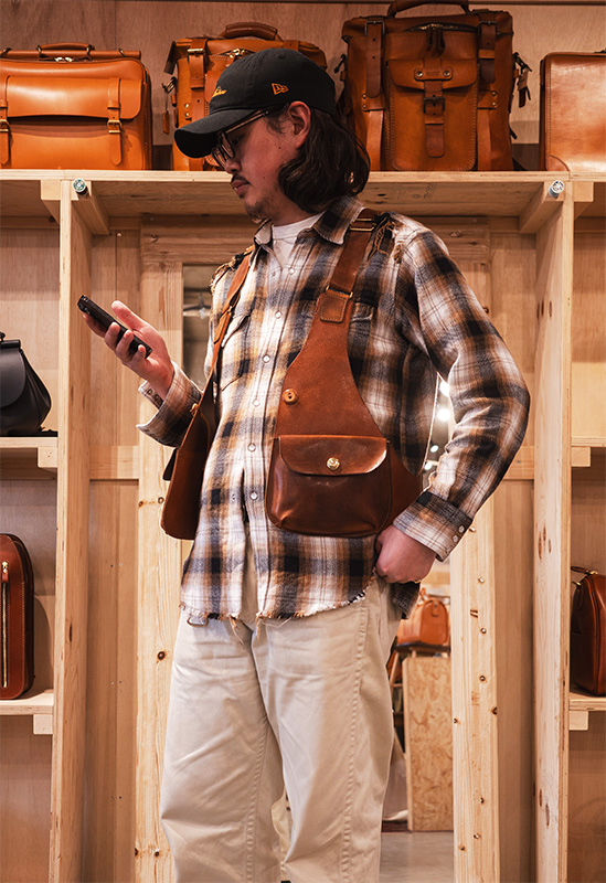 着る鞄・トラーゲンメンズ(身長:182cm)着用13