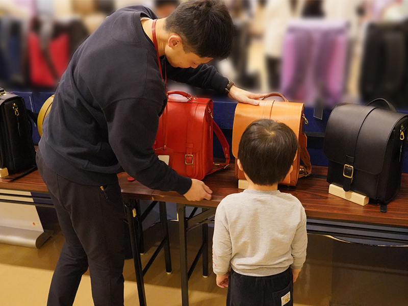 一本ベルト縦型ランドセル(R-53)を紹介中