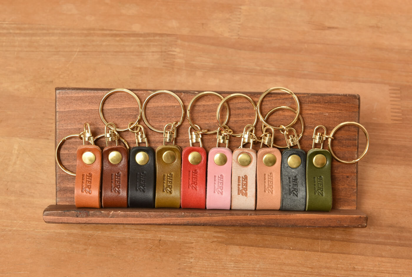 特製引手キーホルダーのカラーバリエーション