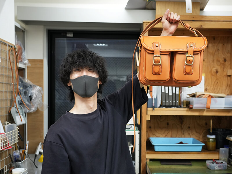 ギボシ留めショルダー(CK-100)とNET工房作り手の桐生