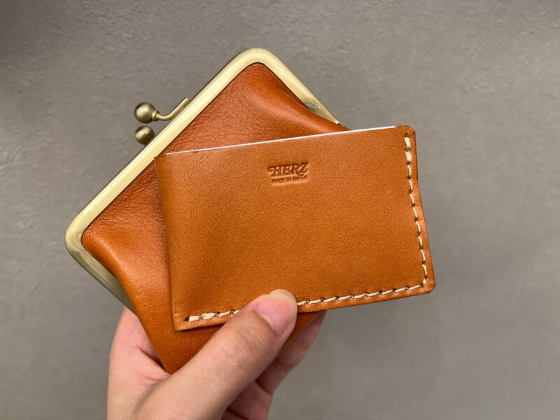 がま口財布の中には・・・