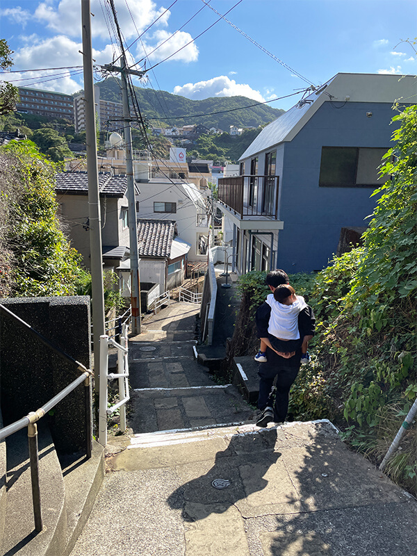 NET健斗_息子とお墓参りに行く道中2